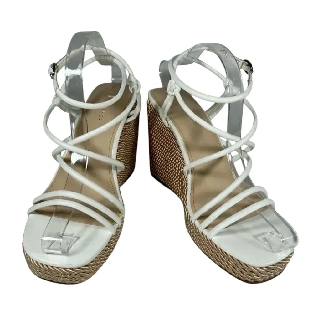 Marc Fisher Zeki Size 11 Platform Wedge Sandal Espadrille